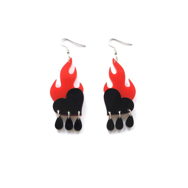 Burning Heart (sells In Pairs)