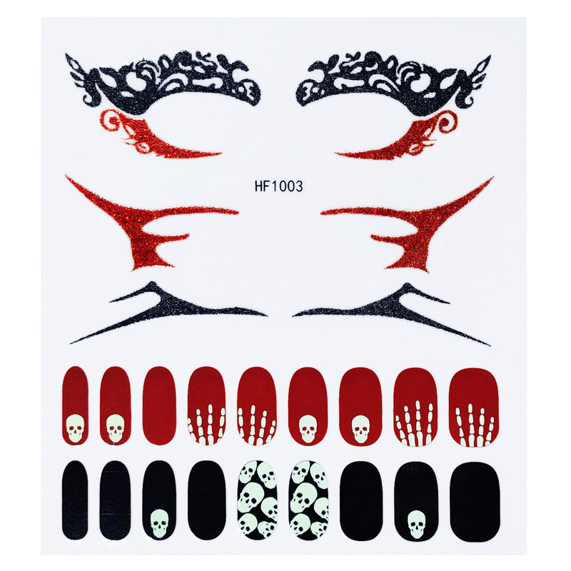 Vampire-themed Set (Eyes +nail Stickers）