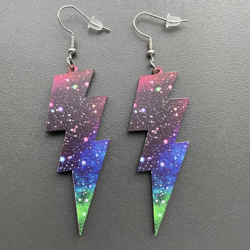 Printed Lightning (sells in pairs)