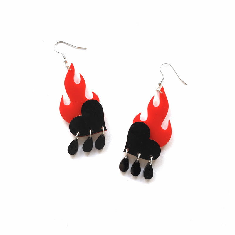 Burning Heart (sells In Pairs)