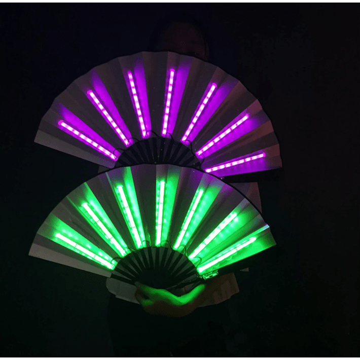 LED Glowing Hand Fan