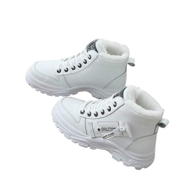All White Fuzzy-Euphoria-[rave shoes]-[rave platforms]-[platform boots]-Euphoria