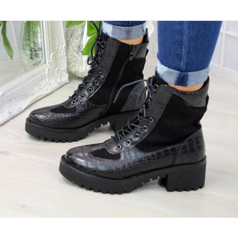Black Crocodile-Euphoria-[rave shoes]-[rave platforms]-[platform boots]-Euphoria