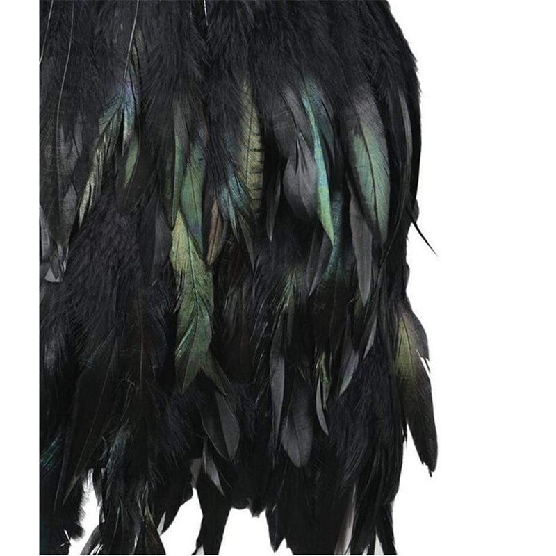 Dark Feather Set-[rave outfit]-Euphoria