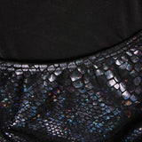 Midnight Holographic Snakeskin-[rave outfit]-Euphoria
