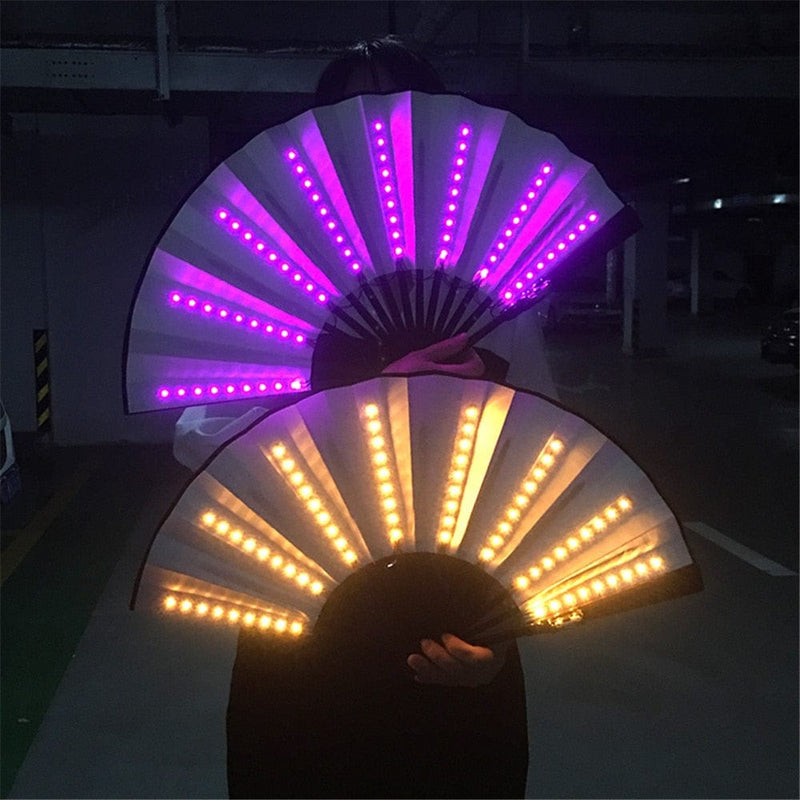 LED Glowing Hand Fan