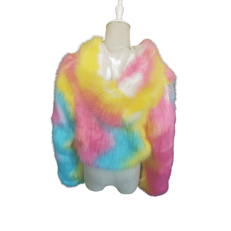 Watercolor Rainbow LED Fuzzy