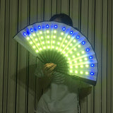 Multi-Color LED Hand Fan
