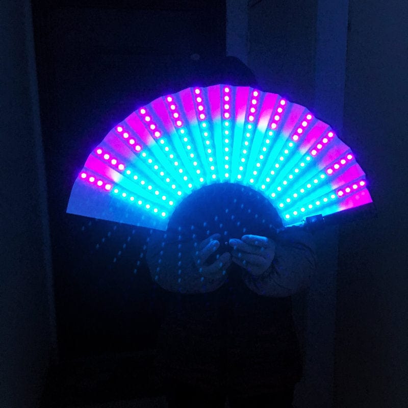 Multi-Color LED Hand Fan Supreme