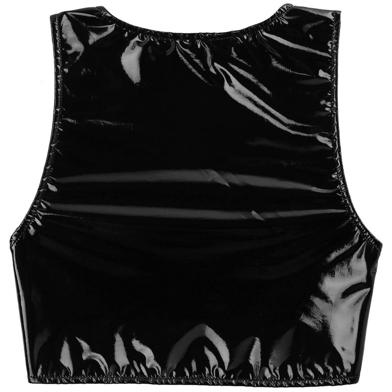 Wetlook Leather Full Back-[rave outfit]-Euphoria
